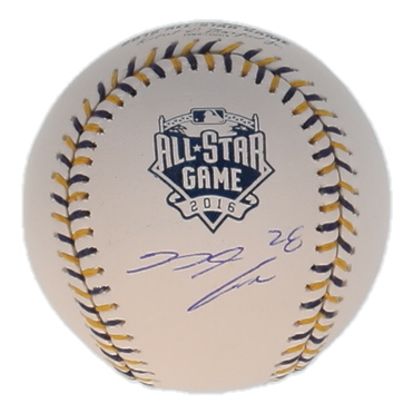 Nolan Arenado Signed 2016 All-Star Game Logo Baseball (JSA & USA SM) at PristineAuction.com Nolan Arenado Signed 2016 All-Star Game Logo Baseball (JSA & USA SM) at PristineAuction.com