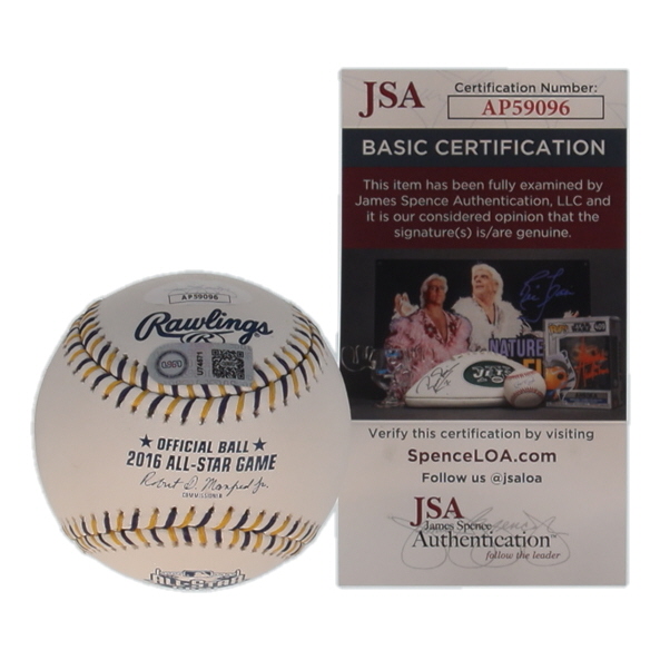 Nolan Arenado Signed 2016 All-Star Game Logo Baseball (JSA & USA SM) at PristineAuction.com Nolan Arenado Signed 2016 All-Star Game Logo Baseball (JSA & USA SM) at PristineAuction.com