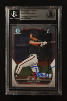 Druw Jones Signed 2023 Bowman Chrome Prospects #BCP-25 RC (BGS) at PristineAuction.com