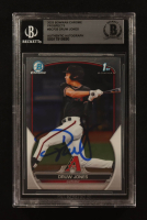 Druw Jones Signed 2023 Bowman Chrome Prospects #BCP-25 RC (BGS) at PristineAuction.com