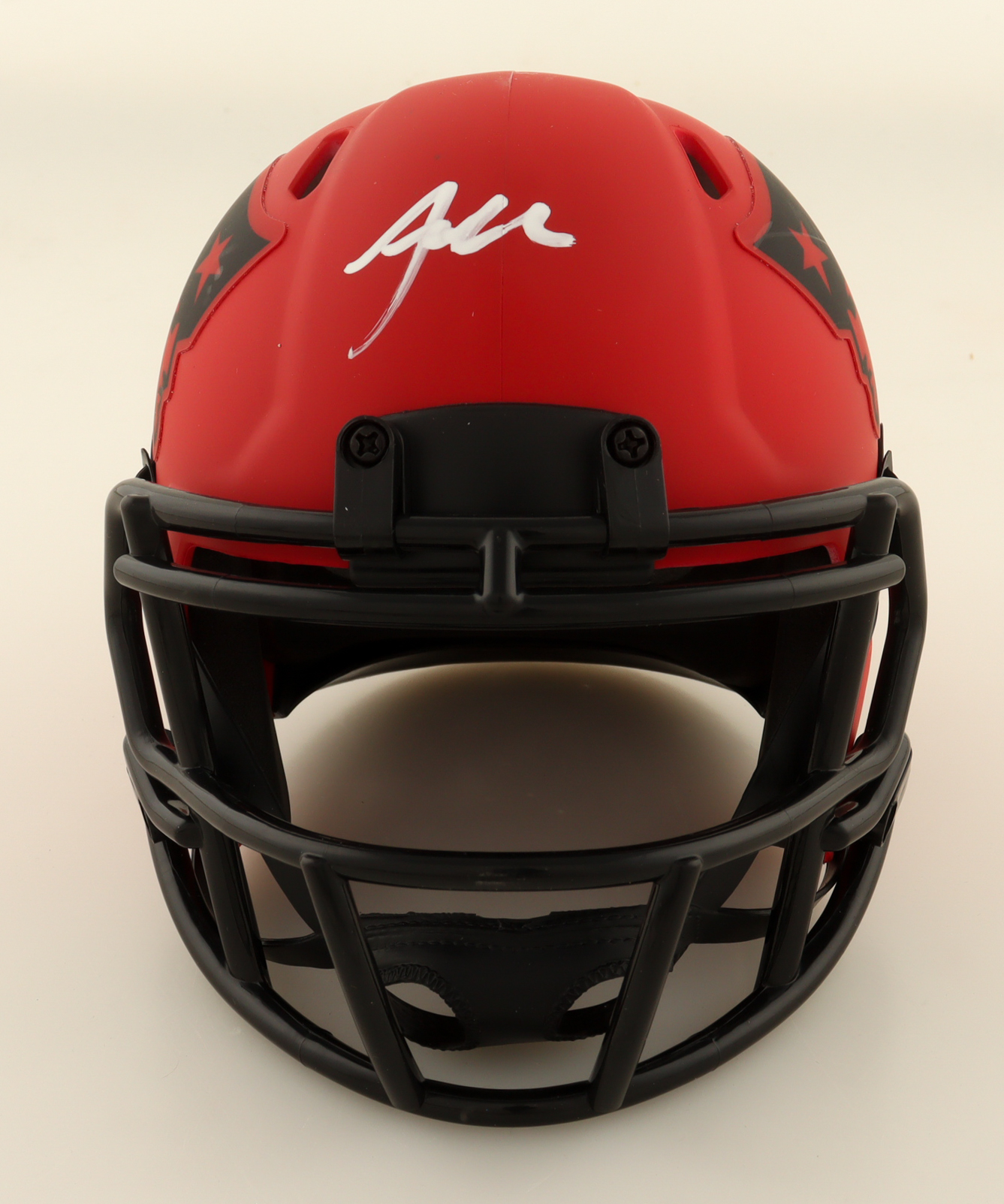 Jaylinn Hawkins Signed Patriots Rave Alternate Speed Mini Helmet (Beckett) at PristineAuction.com Jaylinn Hawkins Signed Patriots Rave Alternate Speed Mini Helmet (Beckett) at PristineAuction.com