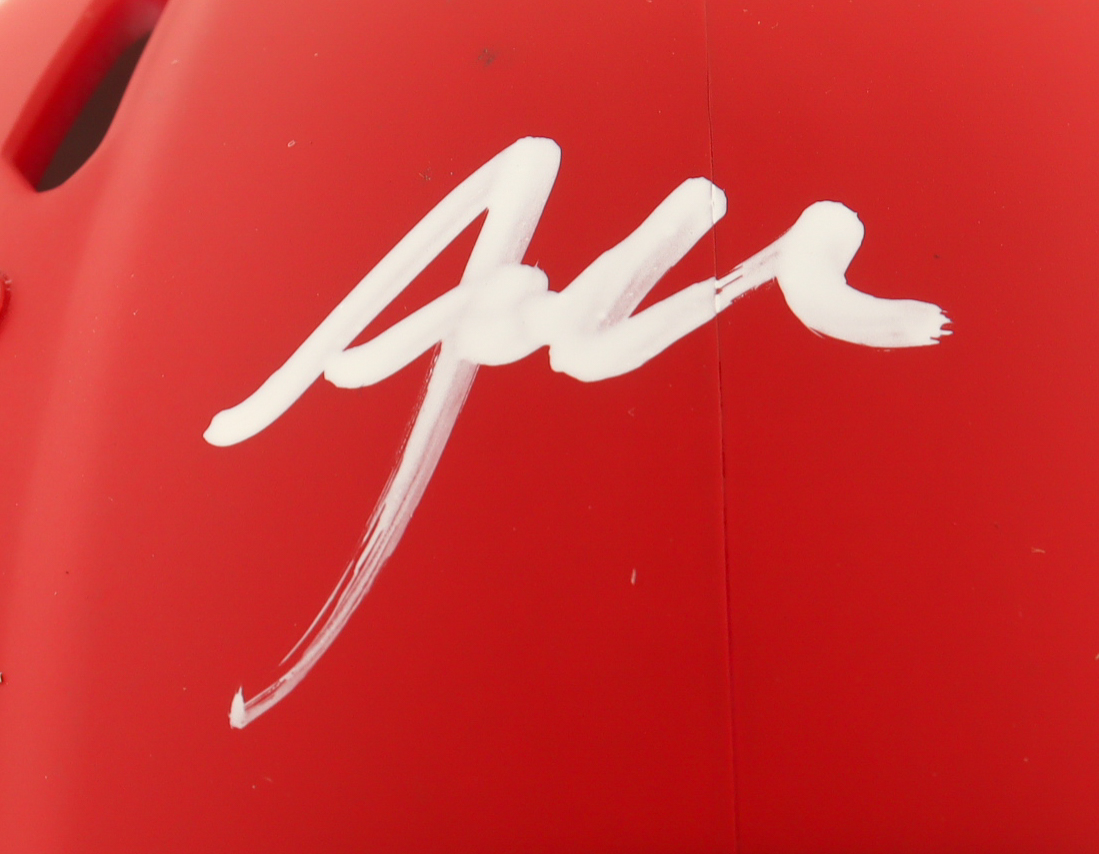 Jaylinn Hawkins Signed Patriots Rave Alternate Speed Mini Helmet (Beckett) at PristineAuction.com Jaylinn Hawkins Signed Patriots Rave Alternate Speed Mini Helmet (Beckett) at PristineAuction.com