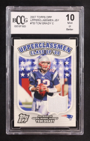 Tom Brady 2007 Topps Draft Picks And Prospects Upperclassmen Jersey #TB C (BCCG 10) at PristineAuction.com