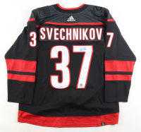 Andrei Svechnikov Hurricanes Adidas Authentic Signed Jersey (AJs Sports World) at PristineAuction.com