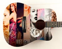 Taylor Swift Guitar with Signed Custom Insert Pickguard (AutographCOA) at PristineAuction.com