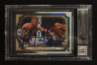Justin Gaethje Signed 2018 Topps UFC Museum Collection #23 RC (BGS | Autograph Graded BGS 10) at PristineAuction.com