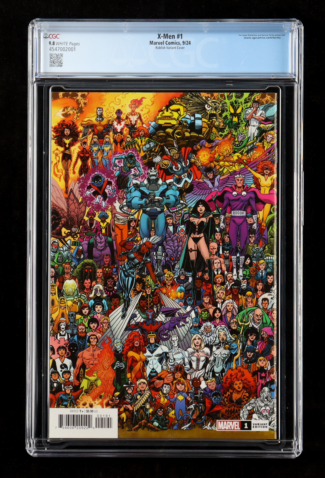 2024 "X-Men" #1 Marvel Comics Comic Book (CGC 9.8) at PristineAuction.com 2024 "X-Men" #1 Marvel Comics Comic Book (CGC 9.8) at PristineAuction.com