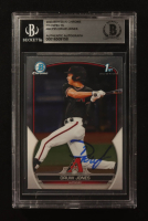 Druw Jones Signed 2023 Bowman Chrome Prospects #BCP-25 RC (BGS) at PristineAuction.com