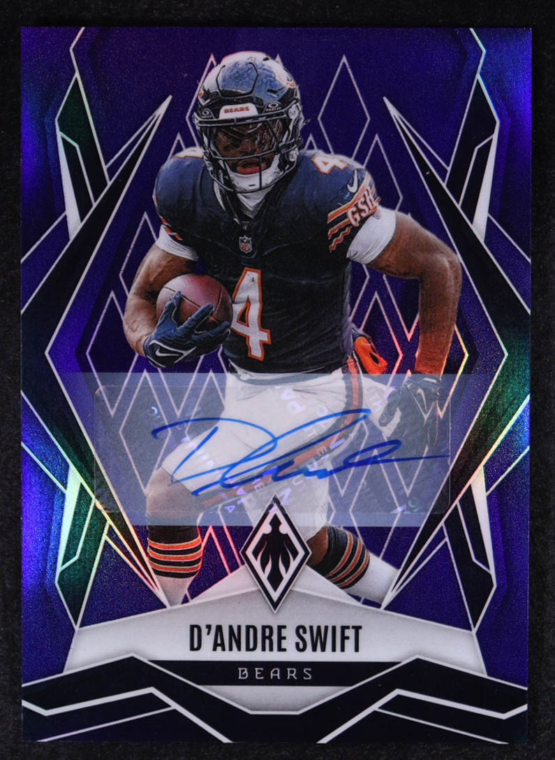 D'Andre Swift 2025 Panini Phoenix Autographs Blue #123 #46/49 at PristineAuction.com D'Andre Swift 2025 Panini Phoenix Autographs Blue #123 #46/49 at PristineAuction.com