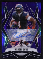 D'Andre Swift 2025 Panini Phoenix Autographs Blue #123 #46/49 at PristineAuction.com
