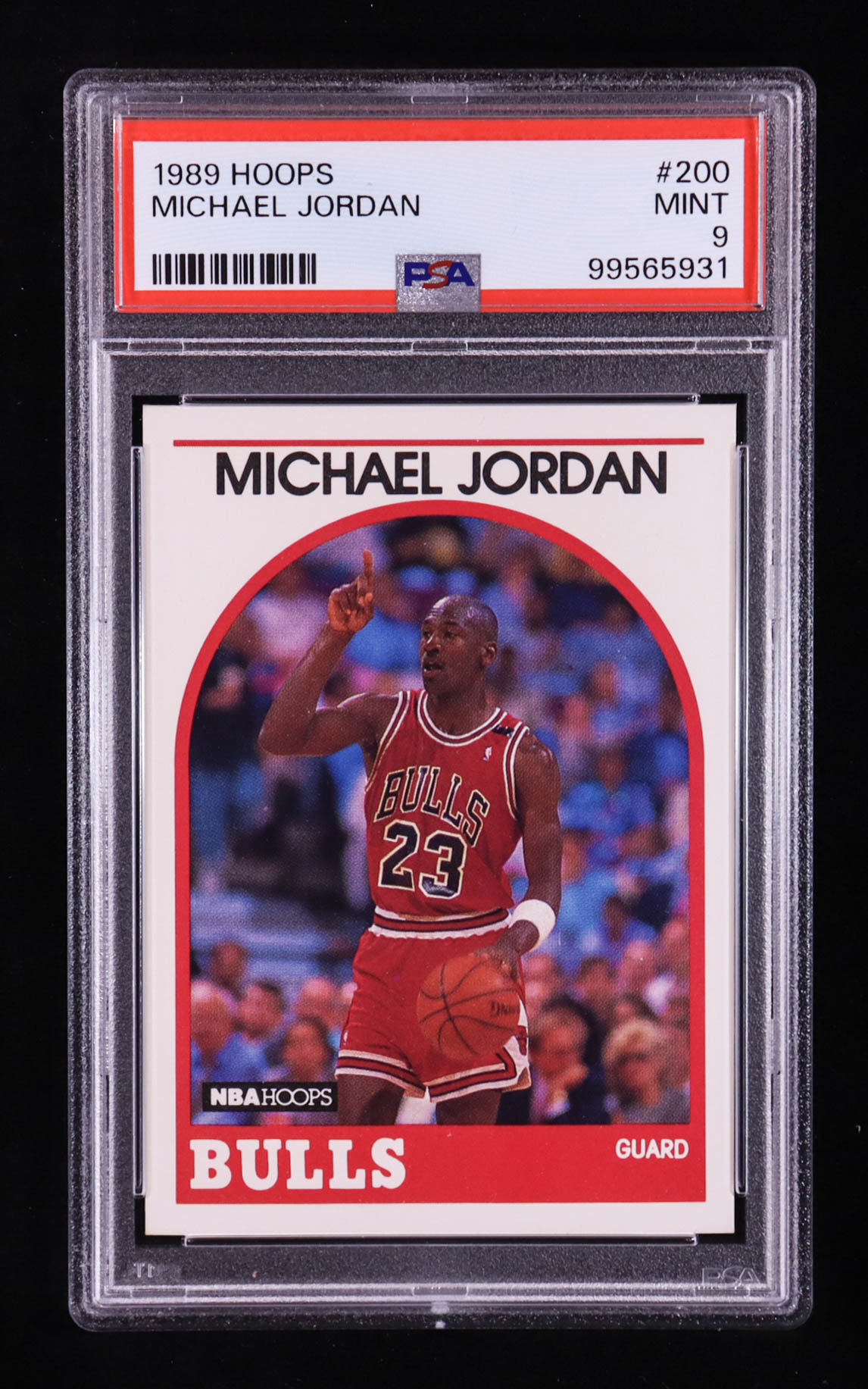 Michael Jordan 1989-90 Hoops #200 (PSA 9) at PristineAuction.com Michael Jordan 1989-90 Hoops #200 (PSA 9) at PristineAuction.com