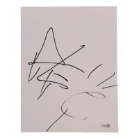 Alec Monopoly Signed 8.5x11 Original Signature Sketch (JSA) at PristineAuction.com