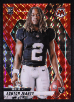 Ashton Jeanty 2025 Panini Mosaic Mosaic Red #287 VAR RC at PristineAuction.com