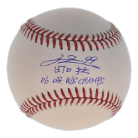So Taguchi Signed OML Baseball Inscribed "06 08 WS Champs" (Beckett) at PristineAuction.com