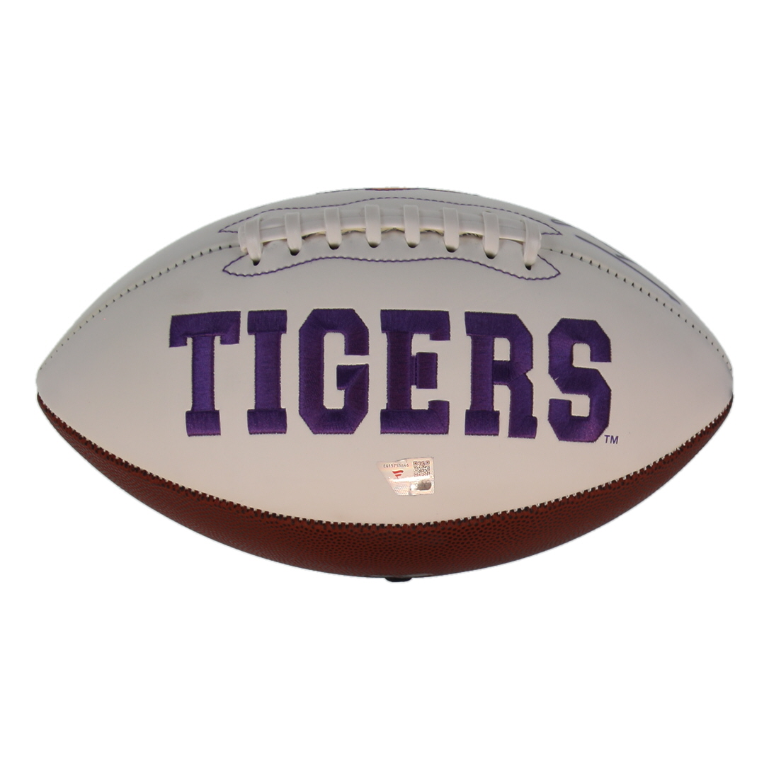 Trevor Lawrence Signed Clemson Tigers Logo Football Inscribed "Go Tigers!" (Fanatics) at PristineAuction.com Trevor Lawrence Signed Clemson Tigers Logo Football Inscribed "Go Tigers!" (Fanatics) at PristineAuction.com