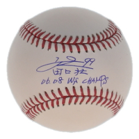 So Taguchi Signed OML Baseball Inscribed "06 08 WS Champs" (Beckett) at PristineAuction.com