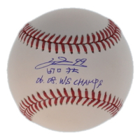 So Taguchi Signed OML Baseball Inscribed "06 08 WS Champs" (Beckett) at PristineAuction.com