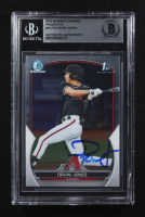 Druw Jones Signed 2023 Bowman Chrome Prospects #BCP-25 RC (BGS) at PristineAuction.com