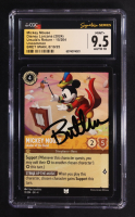 Bret Iwan Signed 2024 Disney Lorcana TCG Ursula's Return #15 Mickey Mouse - Leader Of The Band (CGC 9.5 | Auto 10) at PristineAuction.com