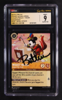 Bret Iwan Signed 2024 Disney Lorcana TCG Ursula's Return #15 Mickey Mouse - Leader Of The Band (CGC 9 | Auto 10) at PristineAuction.com