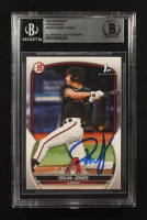 Druw Jones Signed 2023 Bowman Chrome Prospects #BCP-25 RC (BGS) at PristineAuction.com