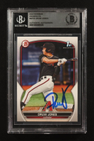 Druw Jones Signed 2023 Bowman Chrome Prospects #BCP-25 RC (BGS) at PristineAuction.com