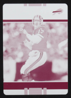 Jim Kelly 2017 Panini Donruss Plates & Patches Magenta Printing Plate #7 #1/1 at PristineAuction.com