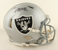 Davante Adams Signed Raiders Full-Size Authentic On-Field Speed Helmet (Beckett) at PristineAuction.com