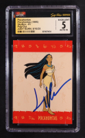 Judy Kuhn Signed 1995 SkyBox Pocahontas Pop-Outs #1 Pocahontas (CGC 5 | Auto 10) at PristineAuction.com