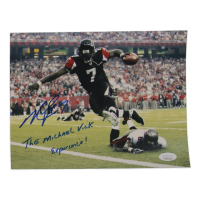 Michael Vick Signed Falcons 8x10 Photo Inscribed "The Michael Vick Experience!" (JSA) at PristineAuction.com