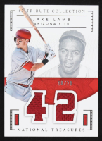 Jake Lamb 2016 Panini National Treasures 42 Tribute Materials #42JL #10/20 at PristineAuction.com