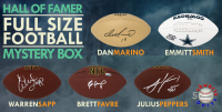 Football HALL OF FAMER Signed Full Size Football Mystery Box &ndash; Series 23 (Limited to 100) &ndash; Schwartz Sports at PristineAuction.com