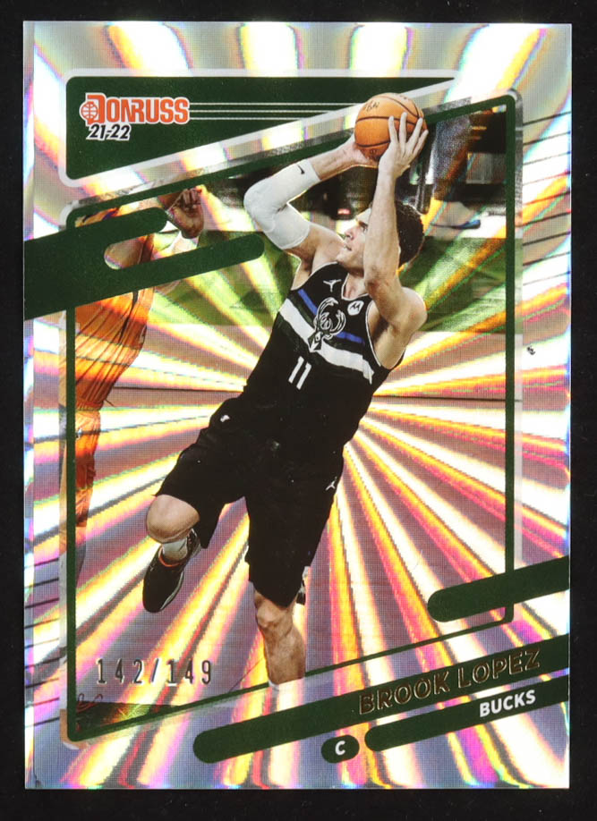 Brook Lopez 2021-22 Donruss Holo Laser #88 #142/149 at PristineAuction.com Brook Lopez 2021-22 Donruss Holo Laser #88 #142/149 at PristineAuction.com