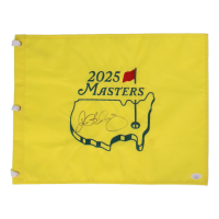 Rory McIlroy Signed 2025 Masters Tournament Pin Flag (JSA) at PristineAuction.com