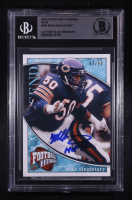 Mike Singletary Signed 2009 Upper Deck Heroes Blue Inscribed "HOF 98" #220 #53/99 (BGS) at PristineAuction.com