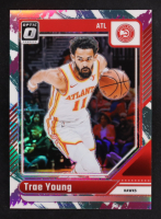Trae Young 2024-25 Donruss Optic Jazz #186 at PristineAuction.com
