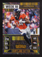 Courtland Sutton 2024 Panini Contenders Week 18 Ticket #28 #13/18 at PristineAuction.com