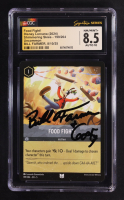 Bill Farmer Signed 2024 Disney Lorcana TCG Shimmering Skies #199 Food Fight! "Goofy" (CGC 8.5 | Auto 10) at PristineAuction.com