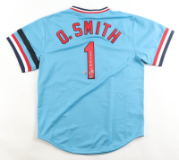 Ozzie Smith Signed Cardinals Mitchell & Ness Authentic Jersey Inscribed "HOF 2002" (Fanatics & MLB) at PristineAuction.com