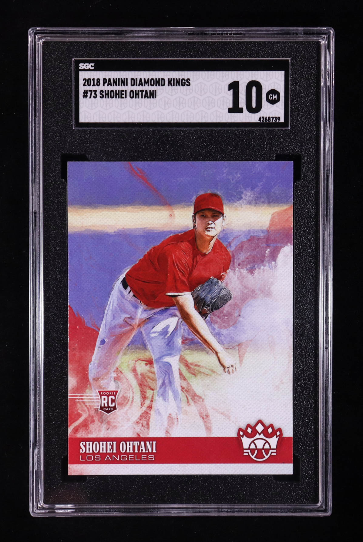 Shohei Ohtani 2018 Diamond Kings #73 RC (SGC 10) at PristineAuction.com Shohei Ohtani 2018 Diamond Kings #73 RC (SGC 10) at PristineAuction.com