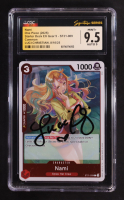 Luci Christian Signed 2025 One Piece Card Game Starter Deck 21 EX -GEAR5- #ST21009 Nami (CGC 9.5 | Auto 9) at PristineAuction.com