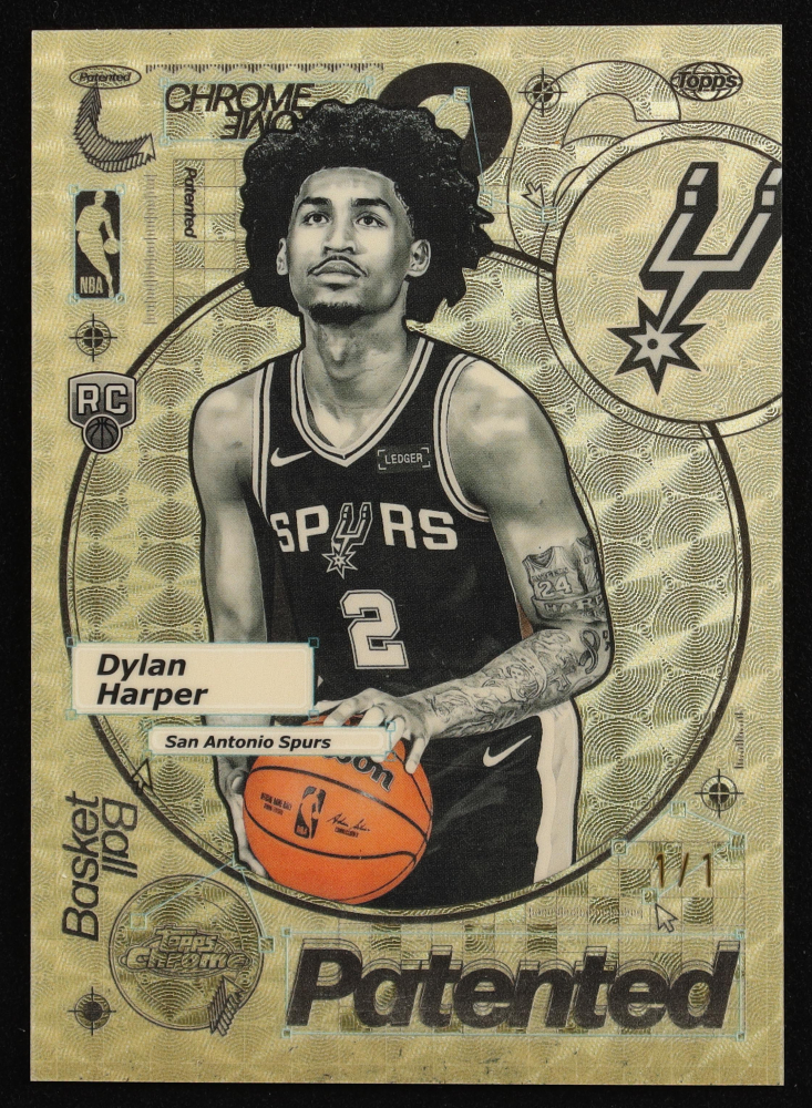 Dylan Harper 2025-26 Topps Chrome Patented Superfractors #PD17 RC #1/1