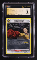 Max Middleton Signed 2025 Union Arena TCG One Punch Man Starter Deck #UE06STOPM1109 ONE PUNCH (CGC 9 | Auto 9) at PristineAuction.com