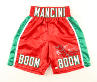 Ray "Boom Boom" Mancini Signed Boxing Trunks (JSA) at PristineAuction.com