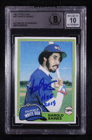 Harold Baines Signed 1981 Topps Inscribed "HOF 2019" #347 RC (BGS | Autograph Graded BGS 10) at PristineAuction.com