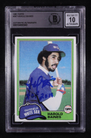 Harold Baines Signed 1981 Topps Inscribed "HOF 2019" #347 RC (BGS | Autograph Graded BGS 10) at PristineAuction.com