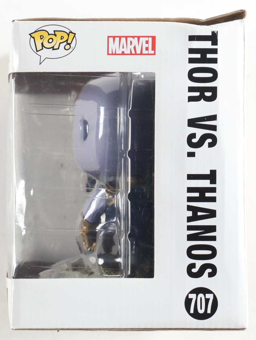 "Avengers: Infinity War" Movie Moments #707 Thos vs. Thanos Two-Pack Funko Pop! Vinyl Figures at PristineAuction.com "Avengers: Infinity War" Movie Moments #707 Thos vs. Thanos Two-Pack Funko Pop! Vinyl Figures at PristineAuction.com