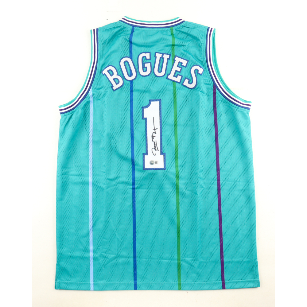 Muggsy Bogues Signed Jersey (Beckett) at PristineAuction.com