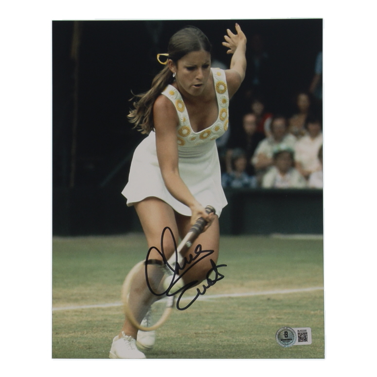 Chris Evert Signed 8x10 Photo (Beckett) at PristineAuction.com Chris Evert Signed 8x10 Photo (Beckett) at PristineAuction.com