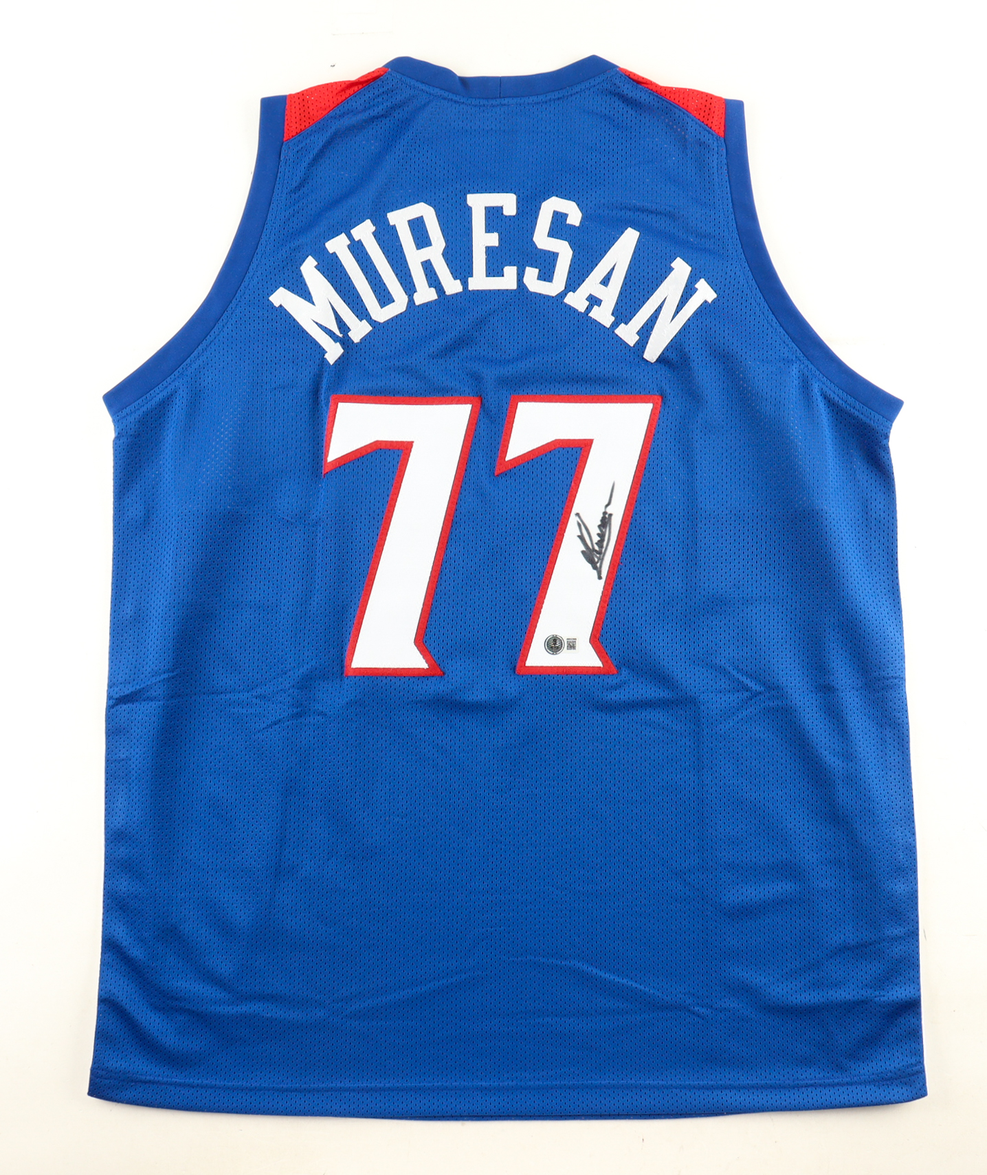Gheorghe Muresan Signed Jersey (Beckett) at PristineAuction.com Gheorghe Muresan Signed Jersey (Beckett) at PristineAuction.com